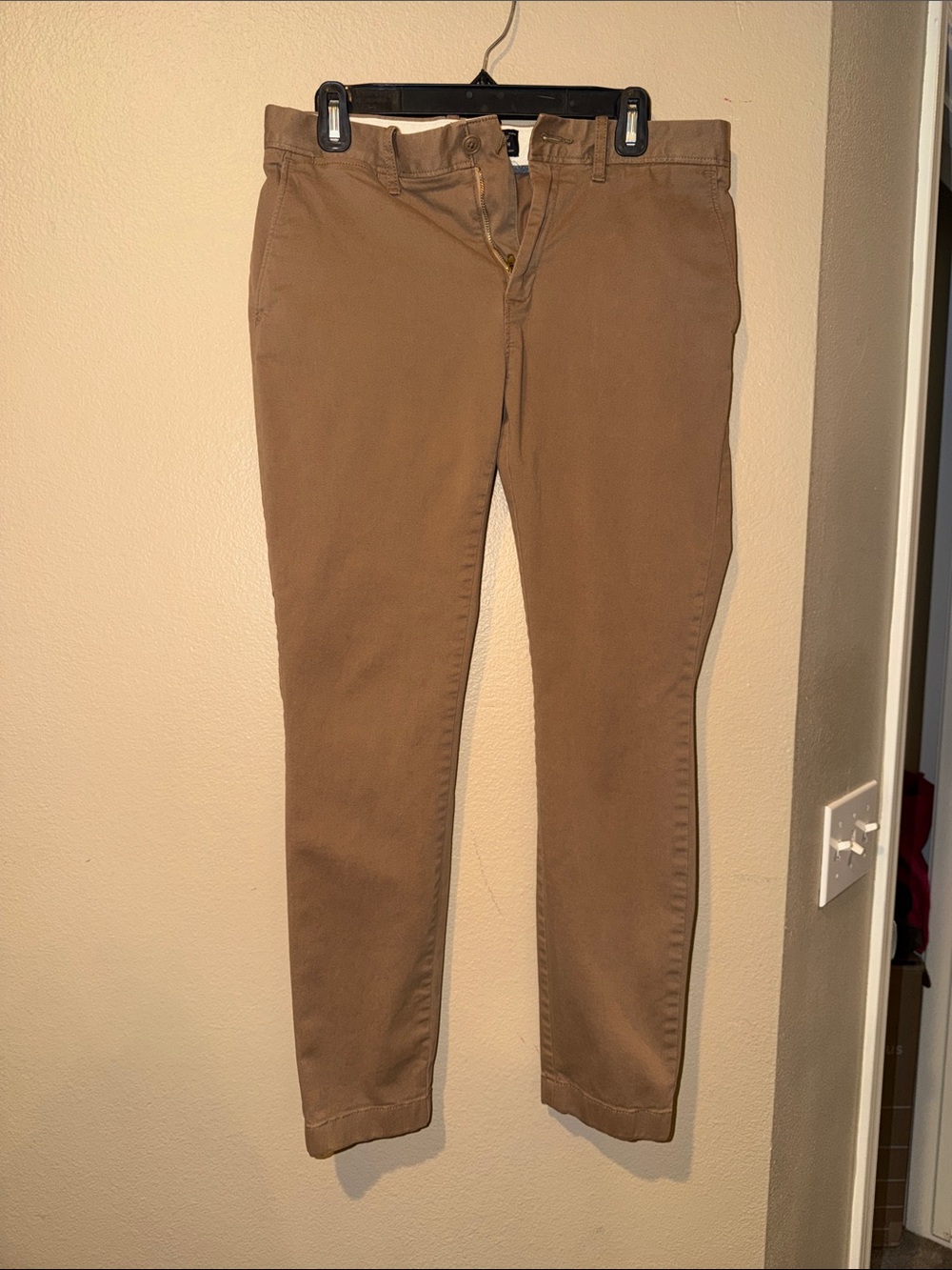 J. Crew Men's Brown 250 Skinny Chinos